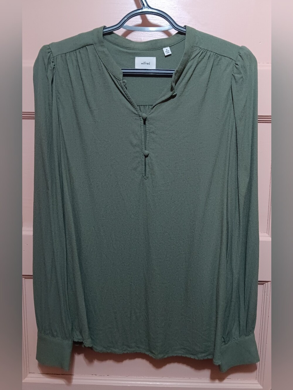 Wilfred Olive Green Blouse - Womens